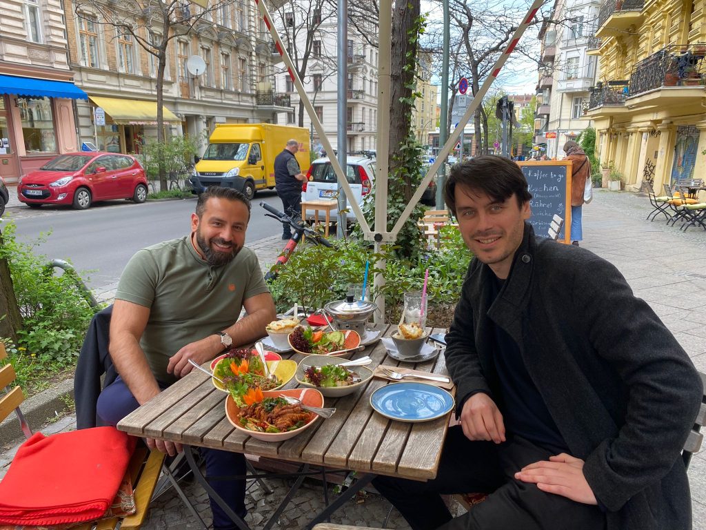Salih Daglar mit Fabian Lurz